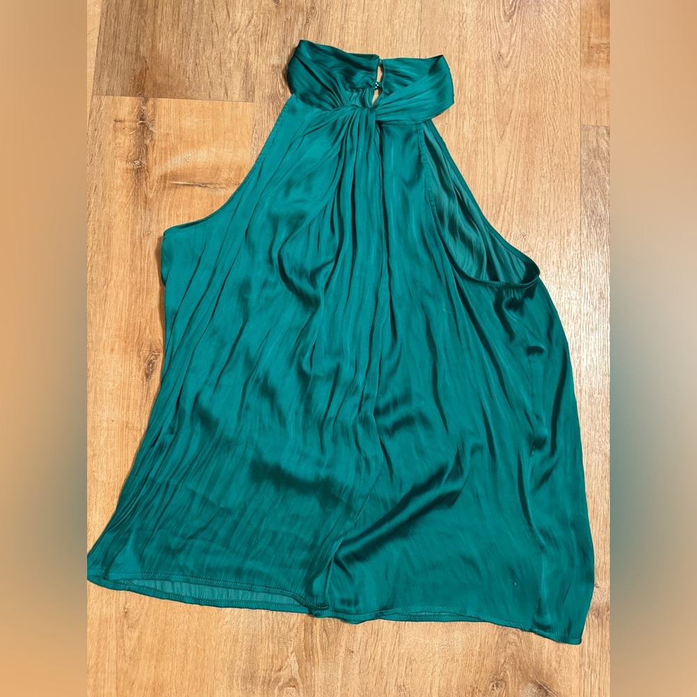 Torrid Teal Halter Tank Top